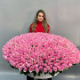 Букет из 501 розовой розы «Очарование»