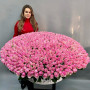 Букет из 501 розовой розы «Очарование» фото 3